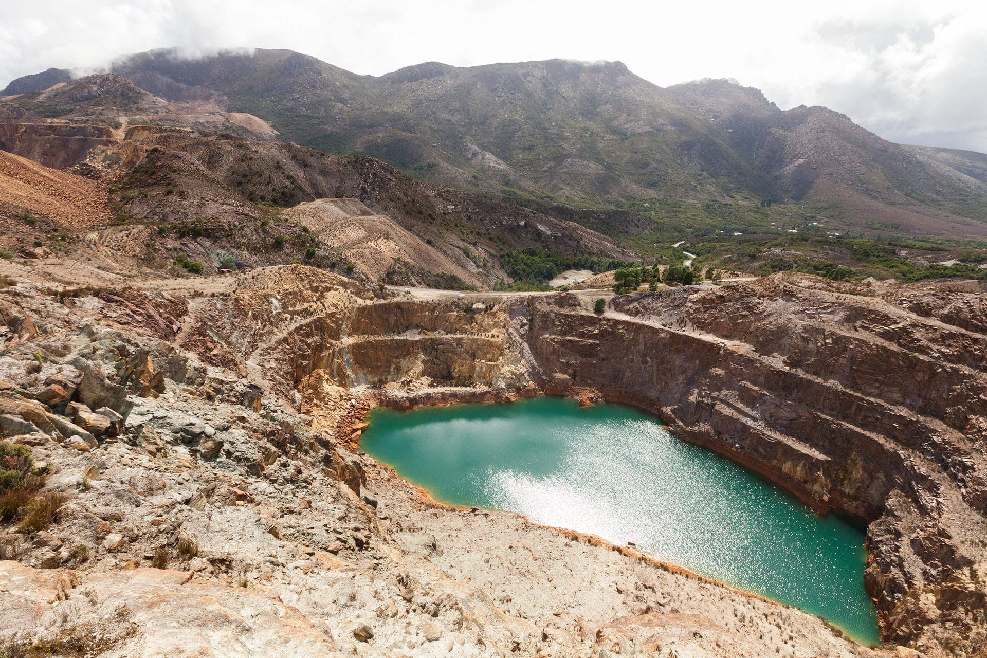 Mining Area That Uses Industrial Pumps